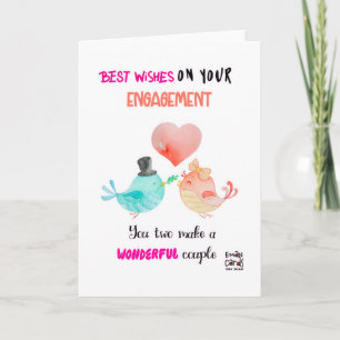 Tarjeta de Compromiso de Pájaros Lindos