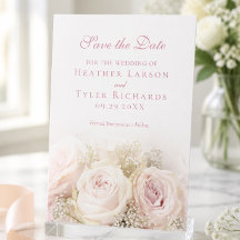 Tarjeta de Compromiso de Rosas de Boda