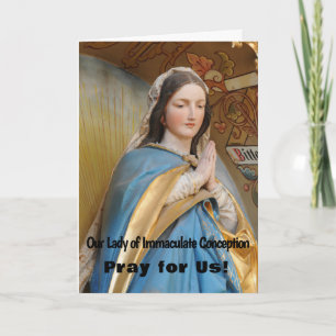 Tarjeta de Concepción de Nuestra Señora de la Inma