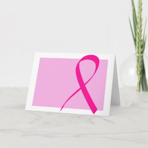 Tarjeta de concienciación sobre el cáncer de mama