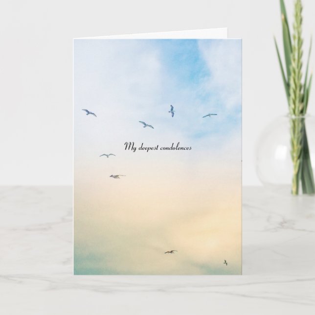 Tarjeta de condolencia (Anverso)