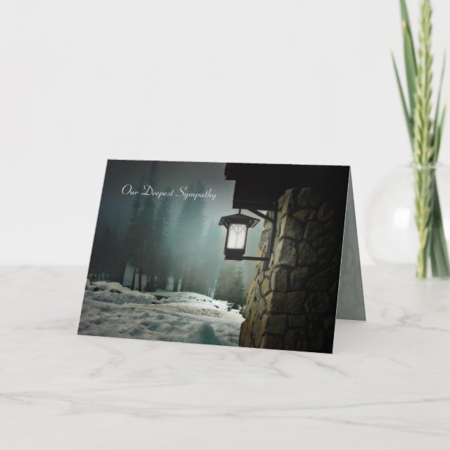 Tarjeta de condolencia (Anverso)