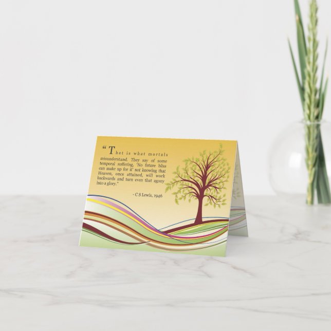 Tarjeta de condolencia (Anverso)