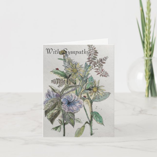 Tarjeta de condolencia (Anverso)