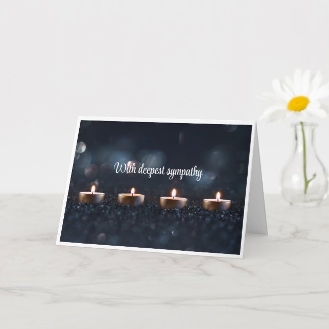 Tarjeta de Condolencia Cristiana (Planta pequeña)