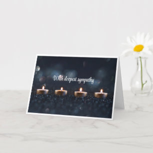 Tarjeta de Condolencia Cristiana