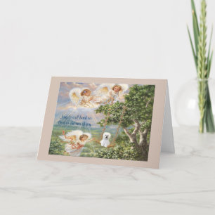 Tarjeta de condolencia de Bichon Frise