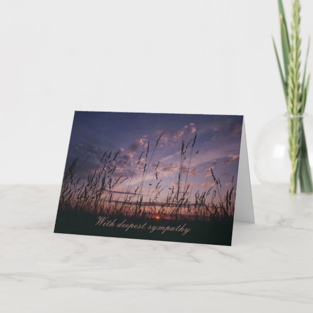 Tarjeta de Condolencia de Campo y Cielo (Anverso)