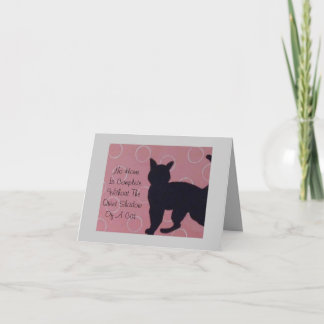 Tarjeta de condolencia del mascota - gato