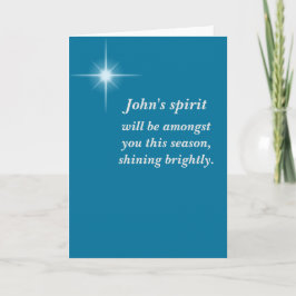 ¡Tarjeta de condolencia del navidad -