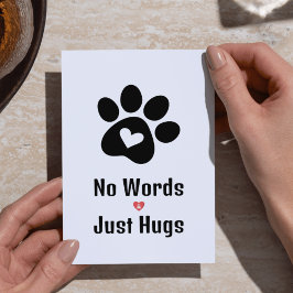 Tarjeta de Condolencia Imprimible para Amigo, Masc