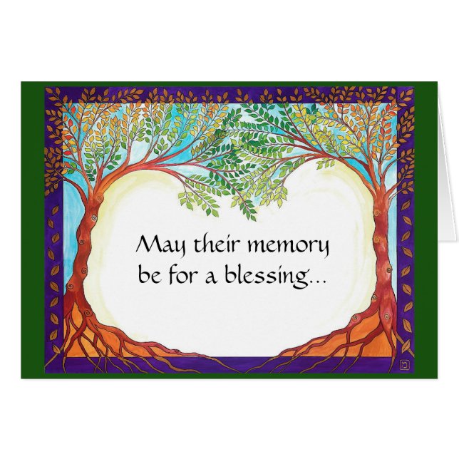 Tarjeta de condolencia neutral del género (Anverso (Horizontal))