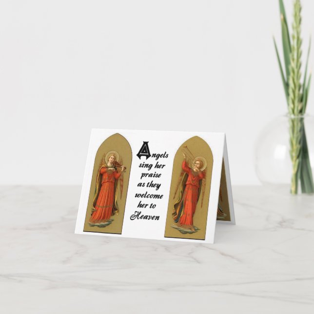 Tarjeta de condolencia para el miembro de la (Anverso)