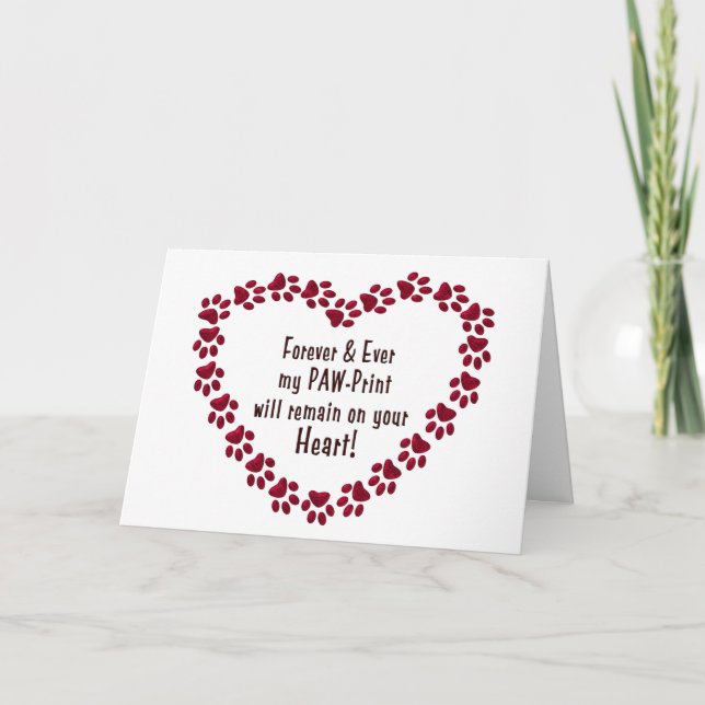 TARJETA DE CONDOLENCIA PARA LA PÉRDIDA DEL MASCOTA (Anverso)