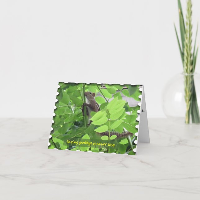 Tarjeta de condolencia para un animal-amante o el (Anverso)