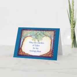 Tarjeta de condolencia para un hombre