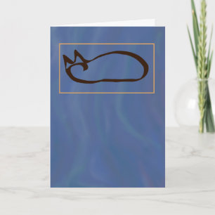 Tarjeta de condolencia por pérdida de gato