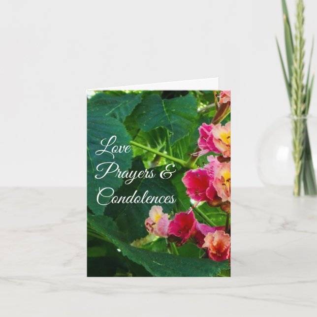 Tarjeta de Condolencias (Anverso)