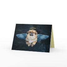 Tarjeta de condolencias Ángel Pekinés