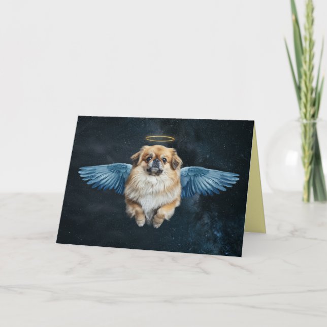 Tarjeta de condolencias Ángel Pekinés (Anverso)