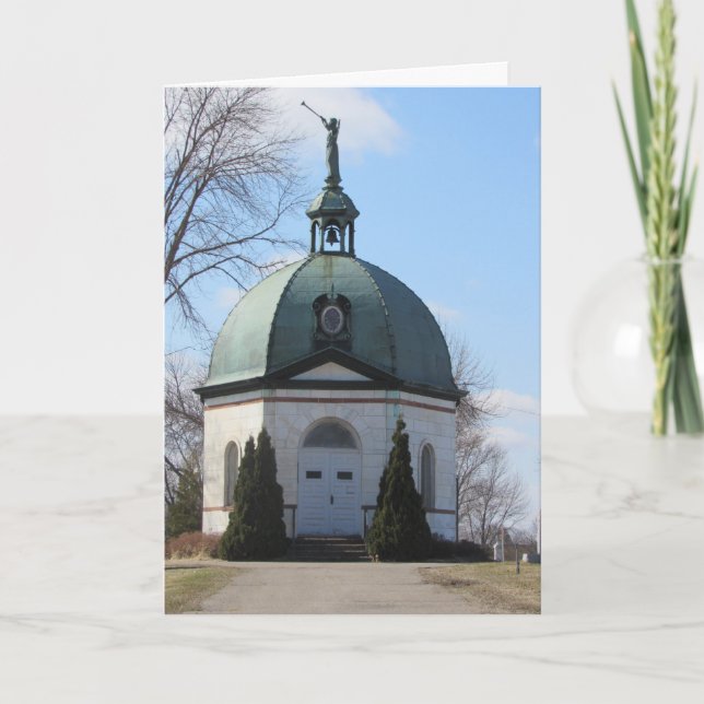 Tarjeta de condolencias “Cripta del cementerio de  (Anverso)