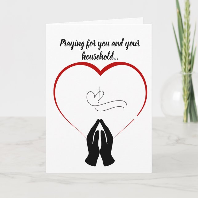 Tarjeta de Condolencias Cristiana (Anverso)