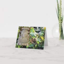 Tarjeta de condolencias de ángel