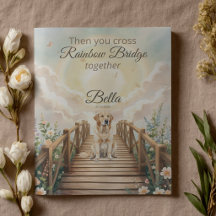Tarjeta de condolencias de perro retriever dorado