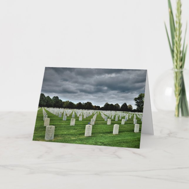 Tarjeta de condolencias "Fort Snelling National Ce (Anverso)