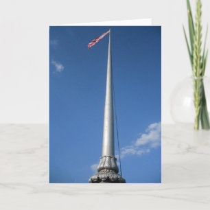 Tarjeta de condolencias “Lowelle American Flag”