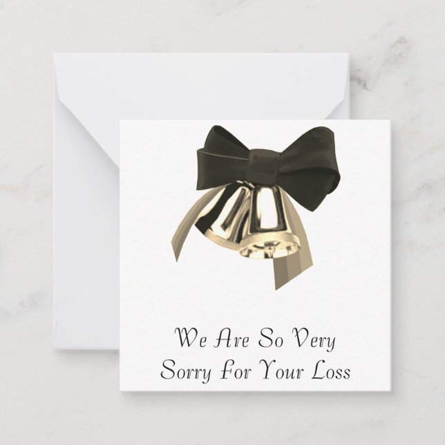 Tarjeta de Condolencias Más Profunda (Anverso)