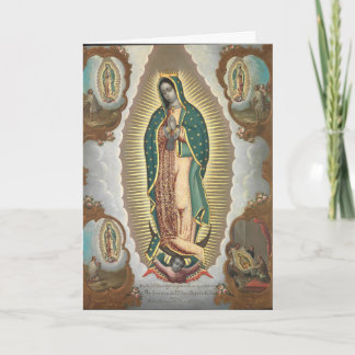 Tarjeta de condolencias Nuestra Señora de Guadalup