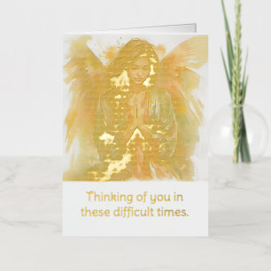 Tarjeta de condolencias para alguien especial