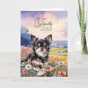 Tarjeta de condolencias para mascotas: Chihuahua n