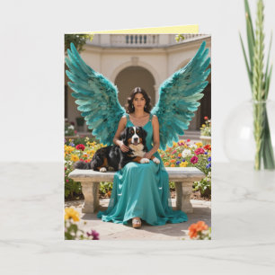 Tarjeta de condolencias para perro de montaña de B