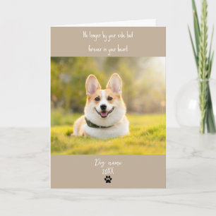 Tarjeta de condolencias para perros por pérdida co