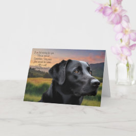 Tarjeta de condolencias personalizada por la pérdi