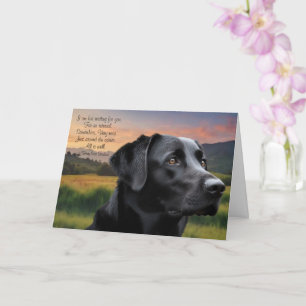 Tarjeta de condolencias personalizada por la pérdi