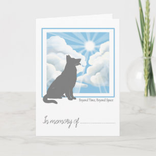 Tarjeta de condolencias por pérdida de mascota - P