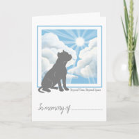 Tarjeta de condolencias por pérdida de mascota -Pi