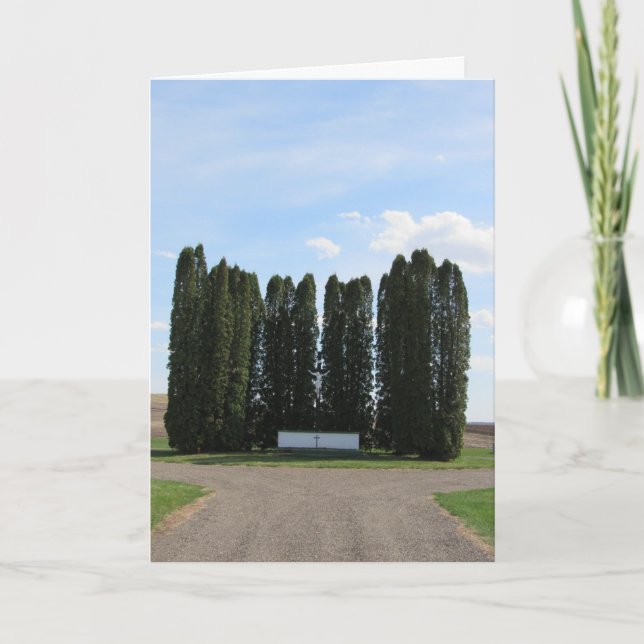 Tarjeta de condolencias “Saint Augustine Landscape (Anverso)