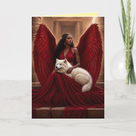Tarjeta de condolencias Samoyedo