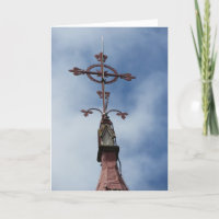 Tarjeta de condolencias “Torre de la Iglesia de la
