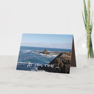 Tarjeta de condolencias - Transiciones de la vida