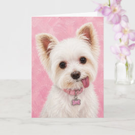 Tarjeta de condolencias Yorkie Rainbow Bridge