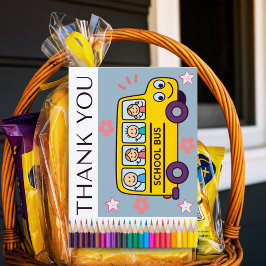 Tarjeta de Conductor de Autobús Escolar Por Nombre