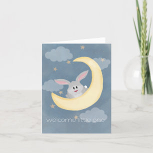 Tarjeta de conejo para bebés