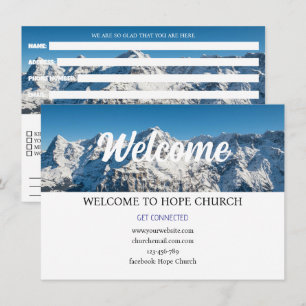Tarjeta de conexión de la iglesia Higher Ground