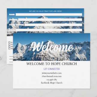 Tarjeta de conexión de la iglesia Higher Ground