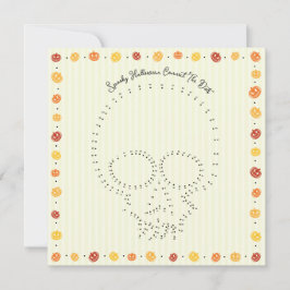 Tarjeta de conexión fantasmal de Halloween